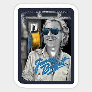 Jimmy Buffet Vintage Style Sticker